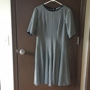 Black and white dress